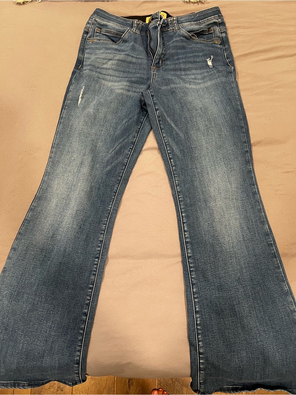 Democracy Women's Bootcut Jeans in Medium Blue - Picture 2 of 4